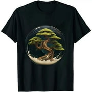 Zen-Inspired Enso Tee: Find Peaceful Harmony with Bonsai Artistry