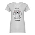 thumbnail image 1 of Zen Koala T-Shirt Women -Image by Shutterstock, Female Medium, 1 of 2