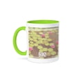 thumbnail image 1 of 3dRose, Zen Lotus Flowers Lilypad Flower Photography, 15oz Two-Tone Green Mug, 1 of 7
