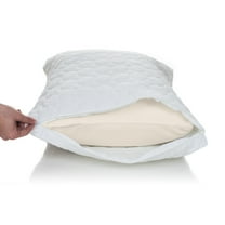 Zen Master 64-00001-PC-AW Cotton Bed Bug & Dust Mite Pillow Protector, Queen Size