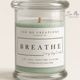 thumbnail image 1 of Zen-Me Creations 16 oz. Eucalyptus Spearmint Scented Luxury Soy Candle with 90 Burn Time, 1 of 7
