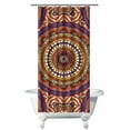 thumbnail image 1 of Zen Meditation Abstract Mandala Shower Curtain 36x72 Inch Waterproof Machine Washable, 1 of 5