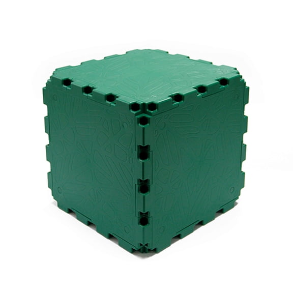 Zen Modular Cube – 10-Cube Set | Solid Structural Blocks for Furniture & Décor – Green