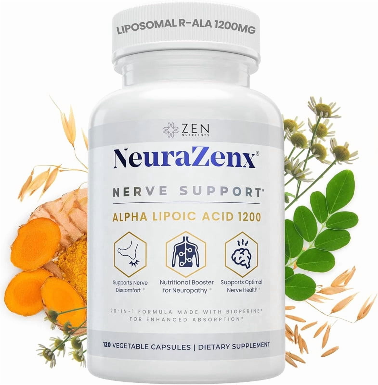 Zen-Nutrients-NeuraZenX-Nerve Support & Peripheral Neuropathy