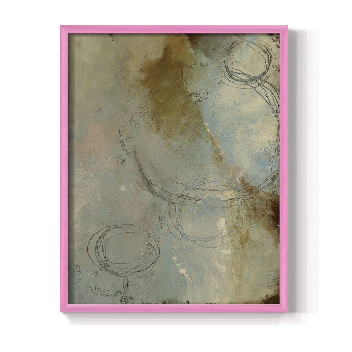 Zen Path I Framed Print - Solid Wood in Single Picture Frame Solid Wood 2 Framed Print
