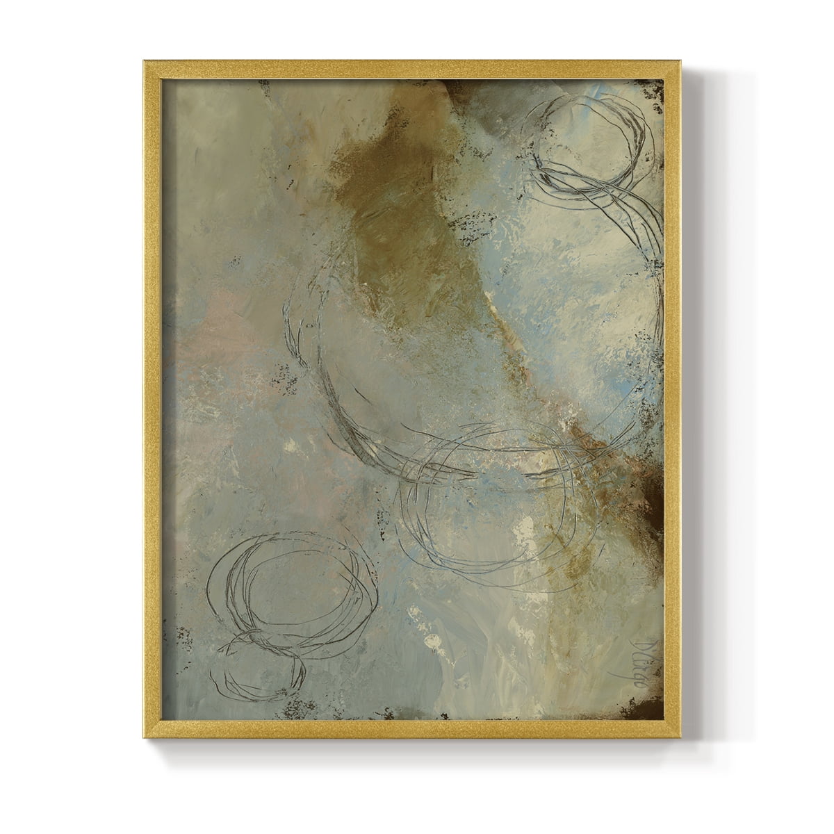 Zen Path I Framed Print - Solid Wood in Single Picture Frame Solid Wood 2 Framed Print