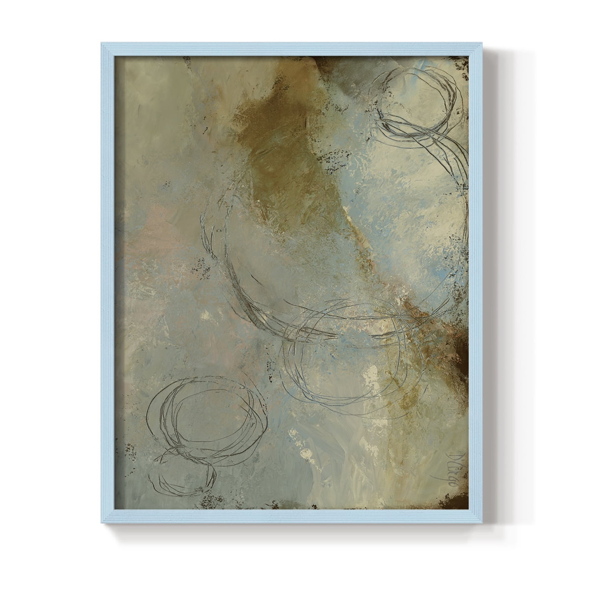 Zen Path I Framed Print - Solid Wood in Single Picture Frame Solid Wood 2 Framed Print