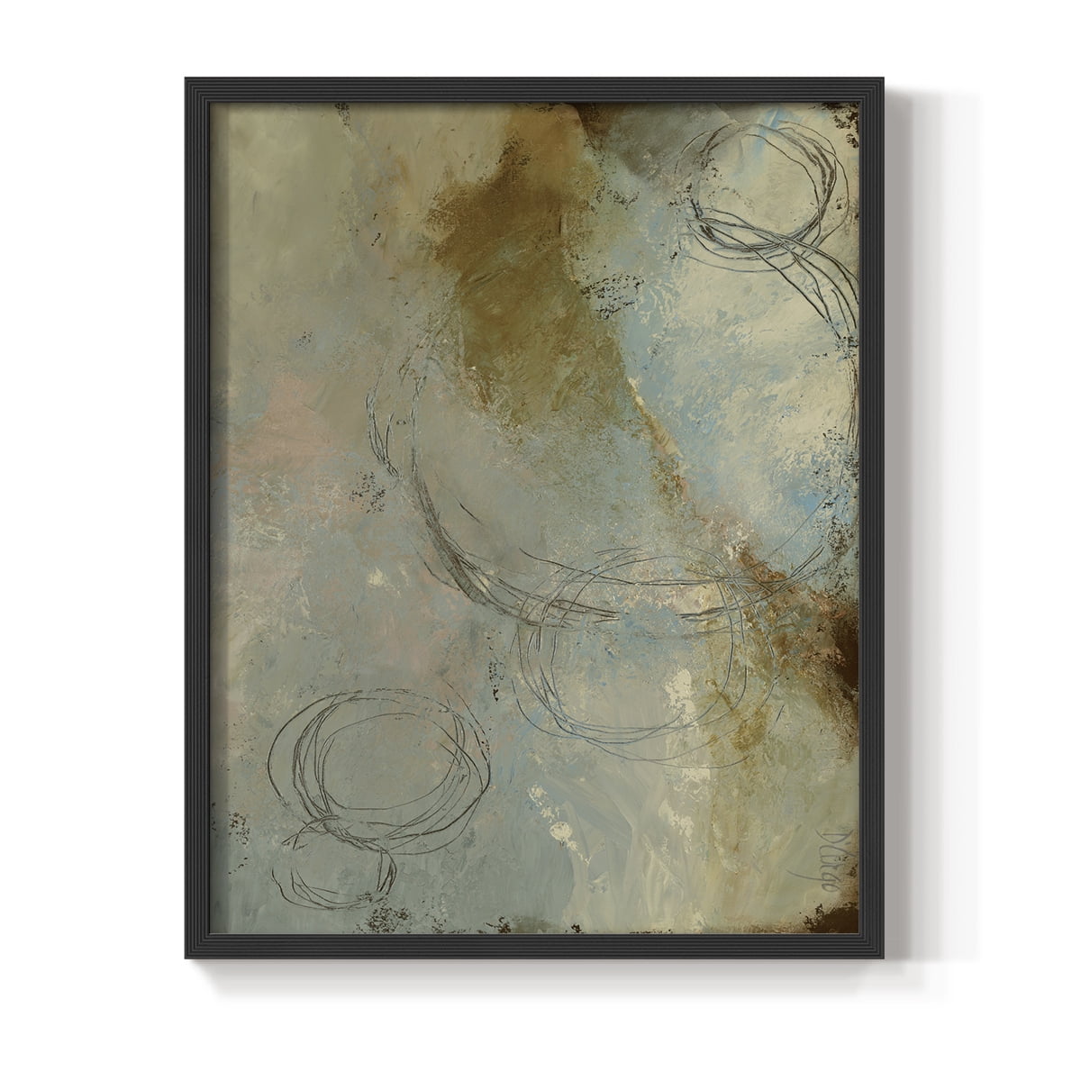Zen Path I Framed Print - Solid Wood in Single Picture Frame Solid Wood 2 Framed Print