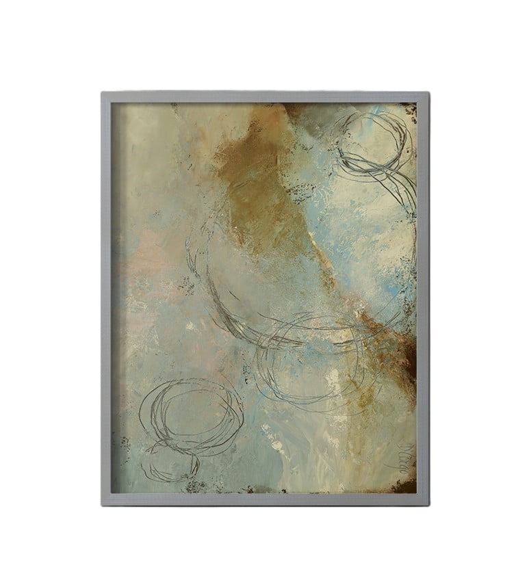 Zen Path I Framed Print - Solid Wood in Single Picture Frame Solid Wood 2 Framed Print