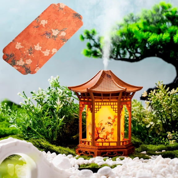 Zen Pavilion Lantern Aroma Diffuser, Japanese Style Pagoda with 2 Mist Mode for Yoga Sleep