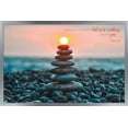 thumbnail image 1 of Zen - Rocks Wall Poster, 14.725" x 22.375", Framed, 1 of 3