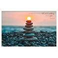 thumbnail image 1 of Zen - Rocks Wall Poster, 22.375" x 34", Framed, 1 of 3