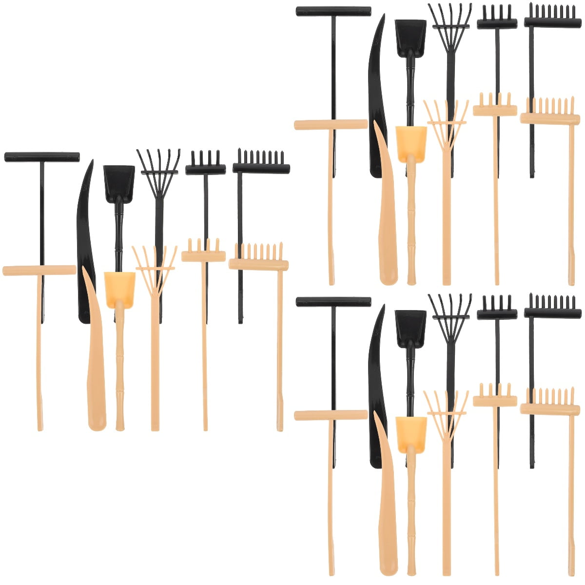 Zen Sand Table Rake Rock Kit Japanese Garden Tools Office 3 Sets with ...