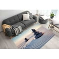 thumbnail image 1 of Zen Stones Rugs, Minimal Rug, Modern Rugs, Printed Rug, Salon Decor Rug, Japanese Rug, Gift For Her, Bridesmaid Gift, 3D Printed Rug, 3.9'x5.9' - 120x180 cm, 1 of 8
