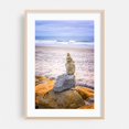 thumbnail image 1 of Zen Stones, Torrey Pines - California Photography Oak Framed Wall Art Print 12 x 18 inches, 1 of 59