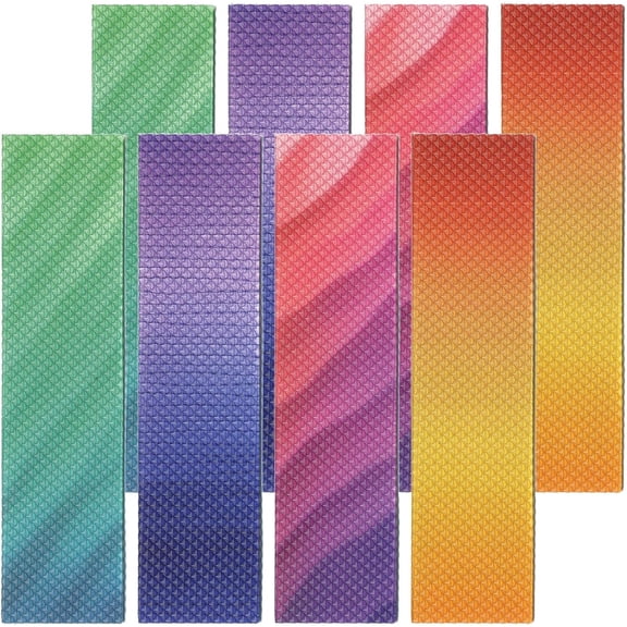Zen Strips for Anxiety Relief and Focus, 8 Sensory Strips, Bumpy Texture, Gradient, Tactile Fidget S1