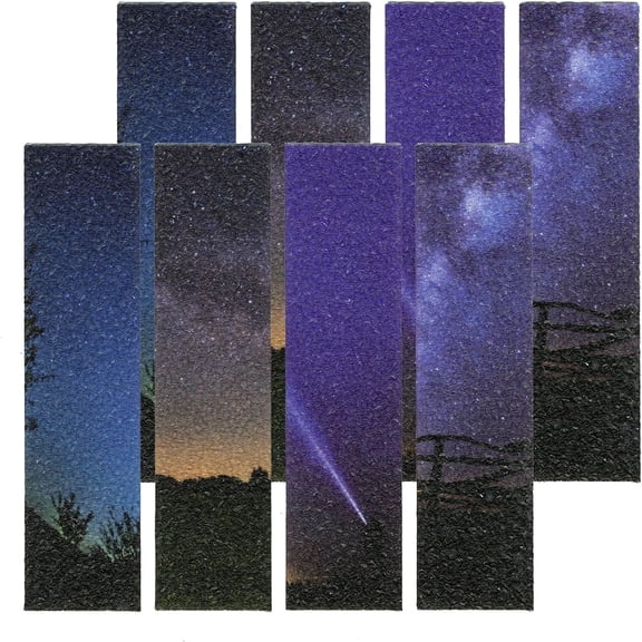 Zen Strips for Anxiety Relief and Focus, 8 Sensory Strips, Sandy Texture, Nature, Tactile Fidget S6