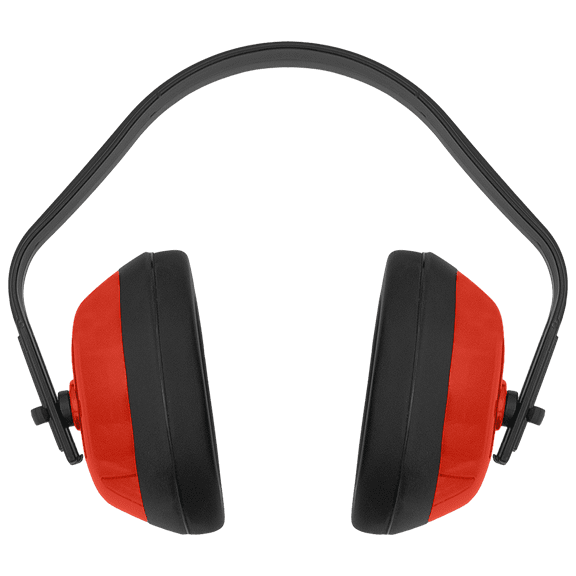 Zenport EM101 Standard Ear Muffs, Red/Black