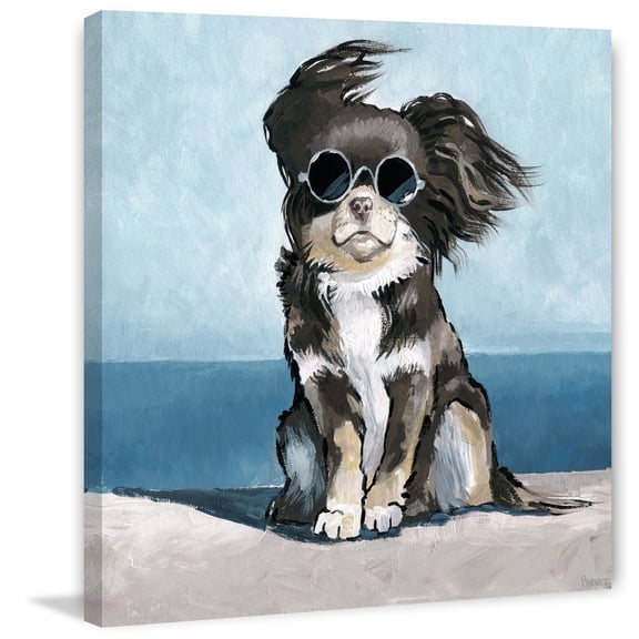 Zen Zone Flowy Fur Painting on Canvas, 32x32 inch, Gallery Wrapped Wall Art, Ready to Hang Home Decor