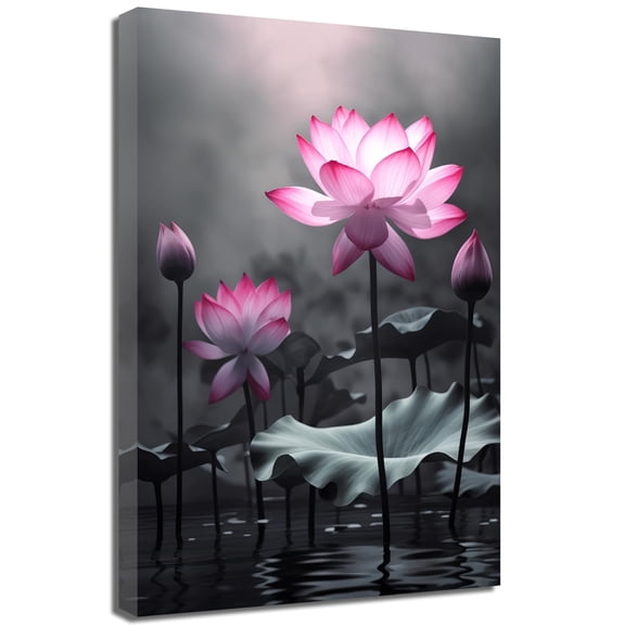 Zen painting posters suitable for relaxation, meditation, yoga room, spa and bathing room use in all scenes