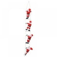 thumbnail image 1 of ZenBath Christmas Decor Santa Claus Climb Ladder Hanging Decoration Xmas Hanging Decoration for Festival Party Supplies,8" (3 Christmas Santa Claus), 1 of 6