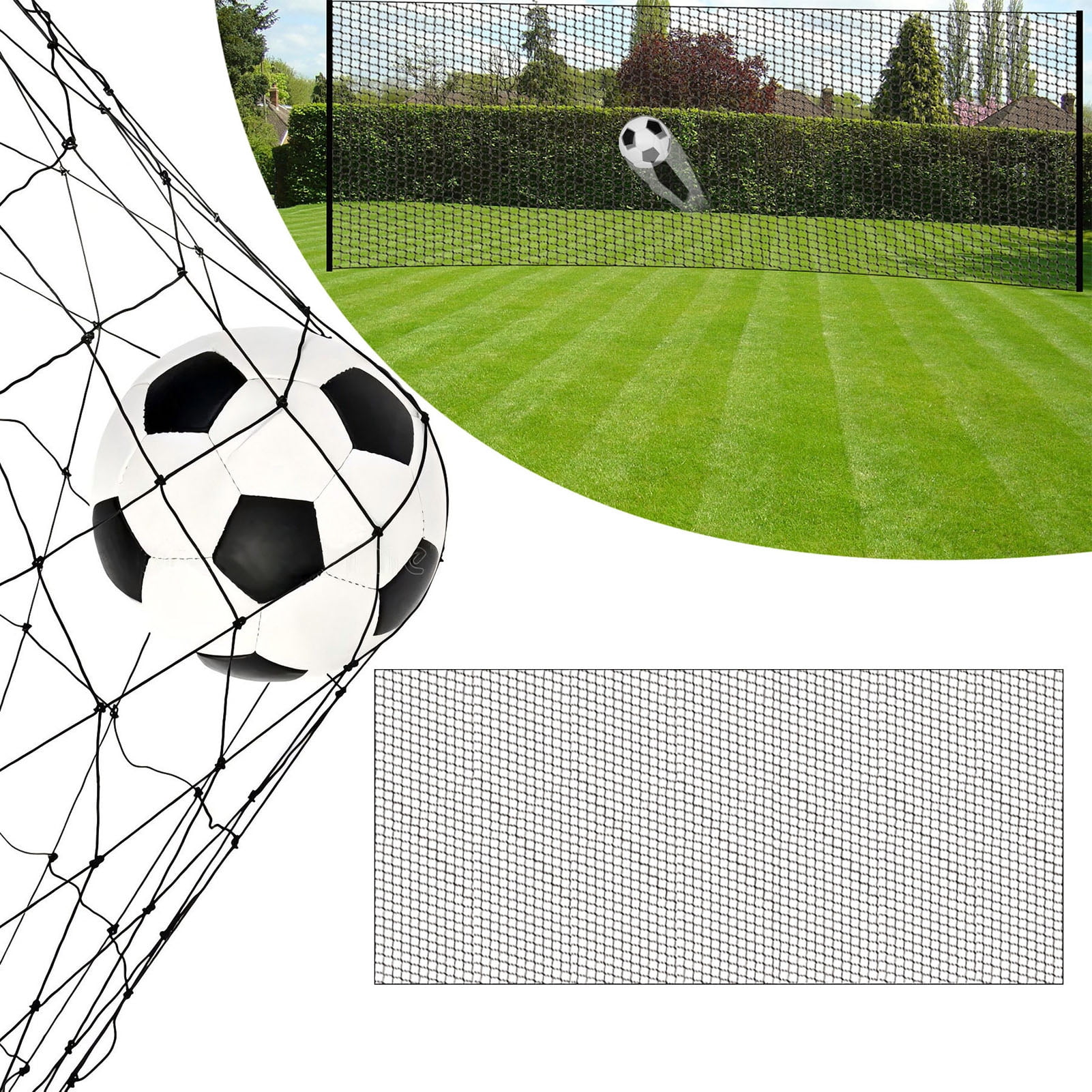ZenCart 21x9.8ft / 28.8x9.8ft Soccer Backstop Net Ball Sports Practice ...