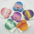 thumbnail image 1 of ZenCart 3Pcs/Set Hair Claw Shell Shape Gradient Color Matte Hair Clip Large Size Back Head Hair Clamp Hair Accessories, 1 of 8