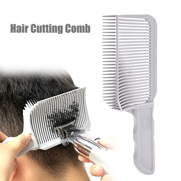 ZenCart Barber Fade Comb Professional Hair Cutting Blending Clipper Comb Flat Top Comb Men Salon Barber Styling Tool Curved Positioning Comb