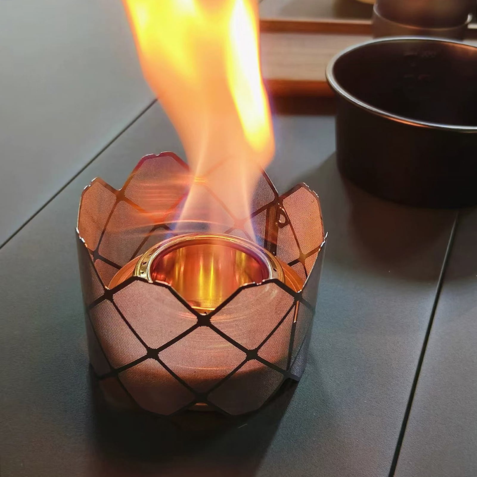 ZenCart Camp Stove Windscreen Ultra-light Stainless Steel Alcohol Stove ...