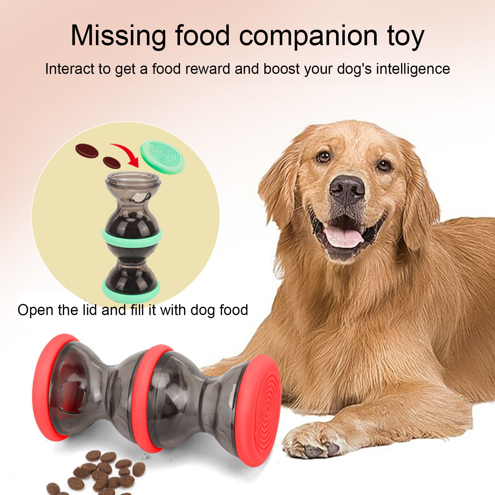 ZenCart Dog Puzzle Toy Treat Dispensing Interactive Dog Toy for Boredom ... - Canine Anxiety And Slow Eating