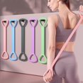 thumbnail image 1 of ZenCart Figure 8 Fitness Resistance Band with Anti-slip Handle Portable Men Women Arm Shoulder Stretch Strength Training Exercise Elastic Strap Tension Rope, 1 of 8