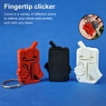 thumbnail image 1 of ZenCart Fingertip Clicker Silent Clicker Stress Relief Toy Fidget Keychain Pendant Fingertip Fidget Toy for Quiet Places Library Study Room, 1 of 7