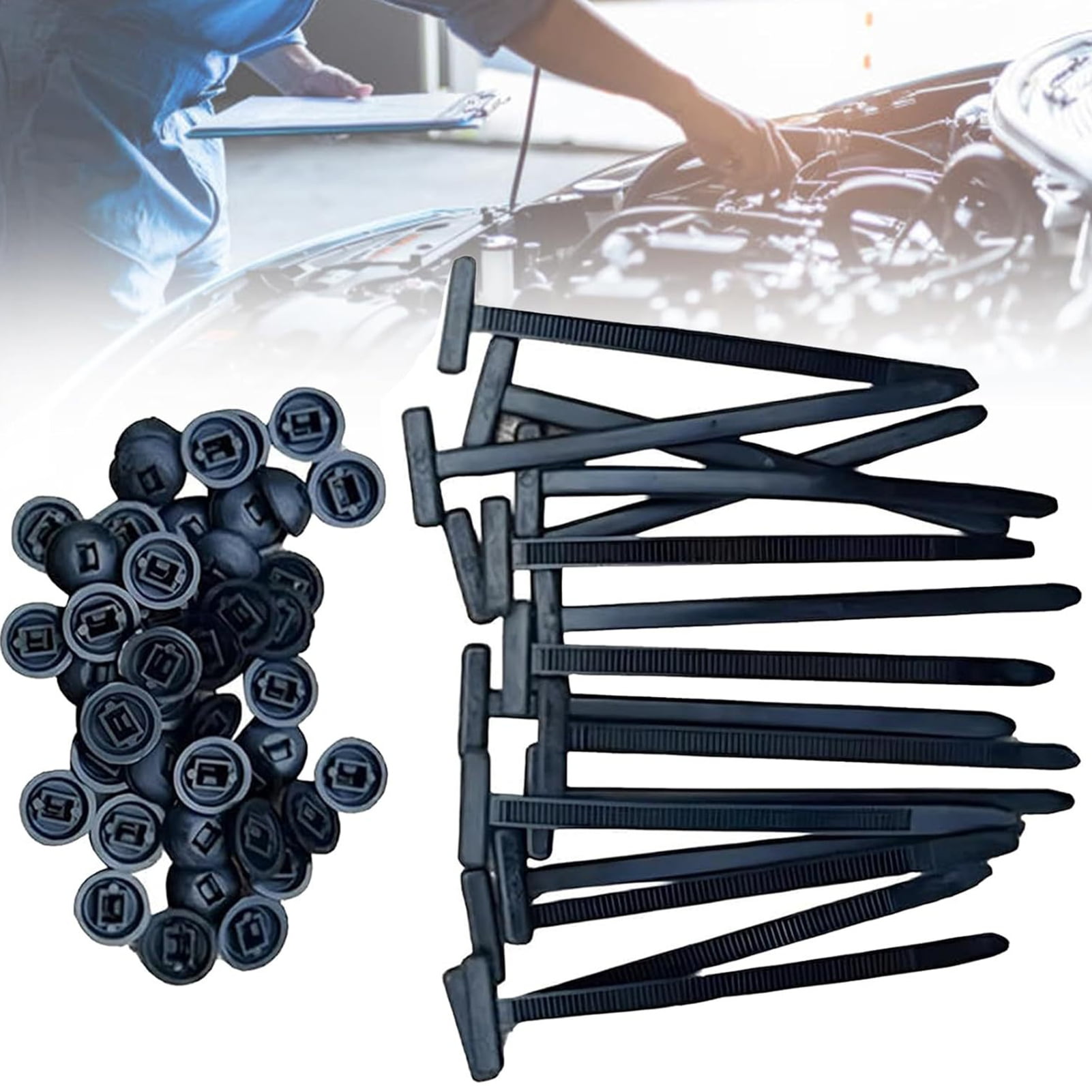 ZenCart Heavy Duty Zip Ties Self-Locking Cable Tie Buckle Universal ...