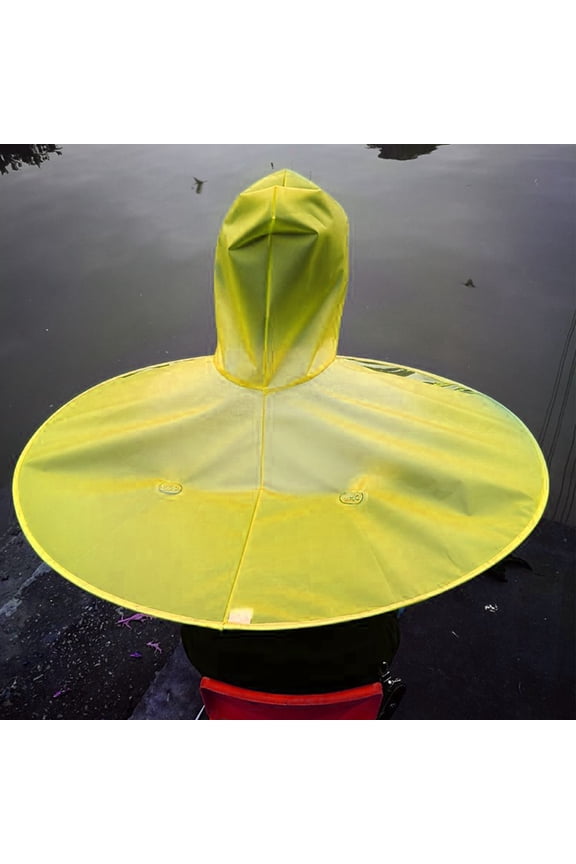 Men Umbrella Hat Folding Adults Rain Protection Umbrella Cap Waterproof Hands-Free Transparent Outdoor Fishing Umbrella Hat