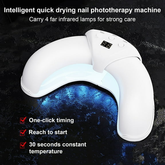 ZenCart Nail Cleaning Light Device Manicure Lamp Type C Charging Portable Fungal Nail UV Lamp for Toenail Fungus Treatment Cleaning Nail Tools