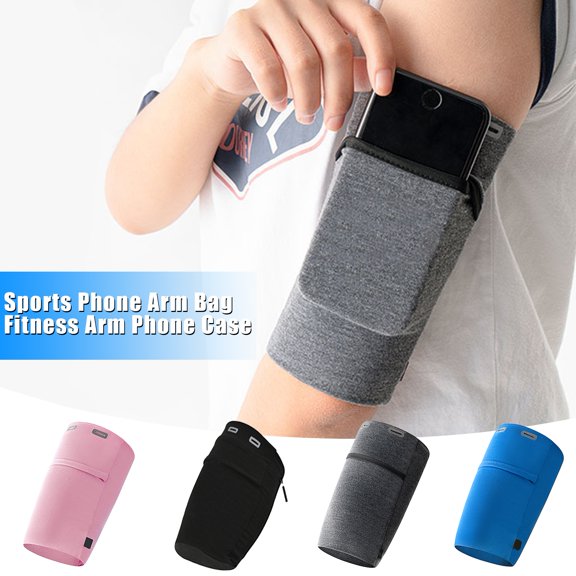 ZenCart Phone Arm Bag High Elasticity Anti-slip with Earphone Hole Water-Repellent Lightweight Fitness Jogging Running Arm Band Outdoor Sports Mobile Phone Holder