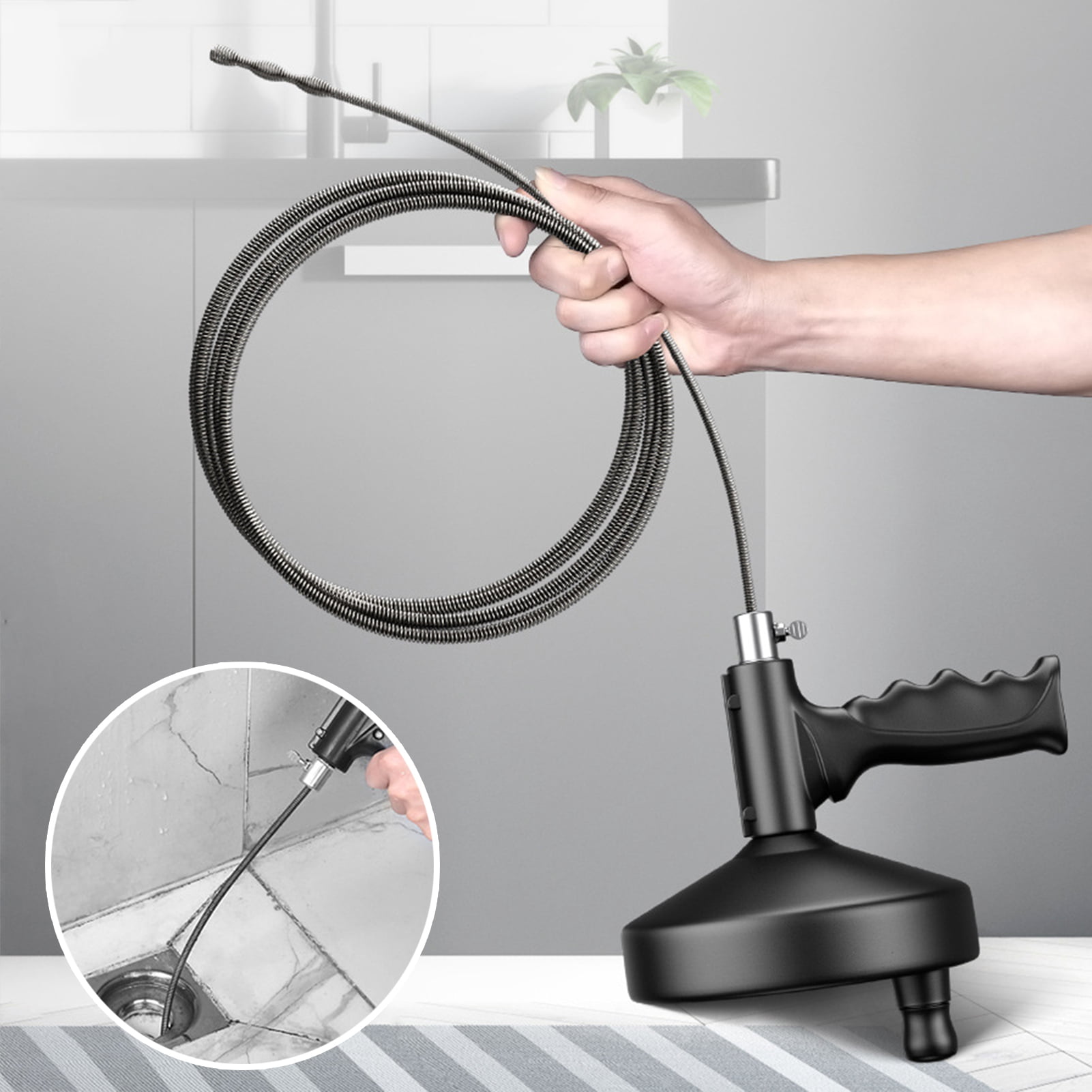 Effective Toilet Clog Drain Auger for Quick Plumbing Fix