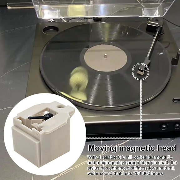 ZenCart Record Needle for Audio Technica AT3600L Phonograph Turntable Vinyl Record Rhombus Tip Stylus Replacement Parts Accessories