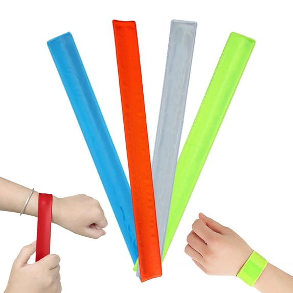ZenCart Reflective Wristband Automatic Adsorption Easy to Wear High Visibility Safety Ring Bracelet Night Running Visibility Strap