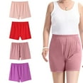 thumbnail image 1 of ZenCart Seniors Women Cotton Underwear Loose Soft Boxer Briefs High-Waisted Boyshorts Panties for Middle Elderly Ladies, 1 of 7