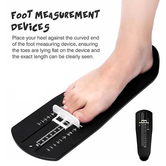 ZenCart Shoe Size Measuring Device Infant Kids Men Women Foot Length Measure Gauge Shoe Sizer Ruler Home Feet Measurer Accurate Measurement Chart
