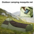 thumbnail image 1 of ZenCart Single Person Poping Tent with Phone Holder Breathable Gnats Net Portable Lightweight Tent Easy Setup Outdoor Camping Hiking Sleeping Bag Bed, 1 of 7