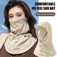 thumbnail image 1 of ZenCart Sun Protection Face Guard Hat Neck Gaiter UPF 50+ Breathable Cooling Ice Silk Summer Outdoor Cycling Women Hood Bandana Scarf Face Shield, 1 of 8
