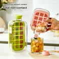 thumbnail image 1 of ZenCart Water Bottle Ice Tray Press-to-Cold 2-in-1 Ice Cube Mold & Kettle Quick Ice Making Portable Bottle Easy Release Silicone Mold Touch-Free Freezer Cup for Coffee Juice, 1 of 8