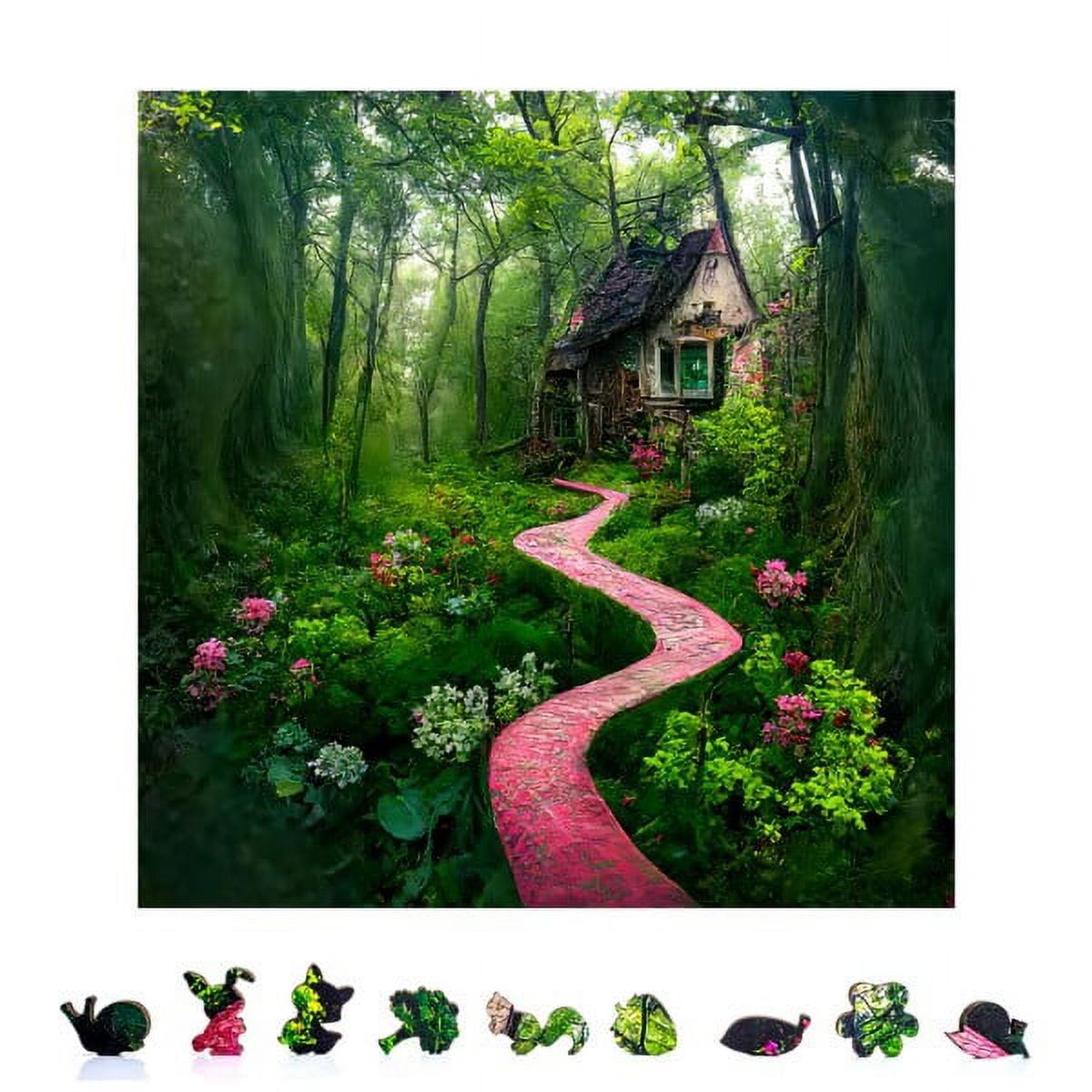 ZenChalet Blooming Path Premium Wooden Jigsaw Puzzle For Adults ...