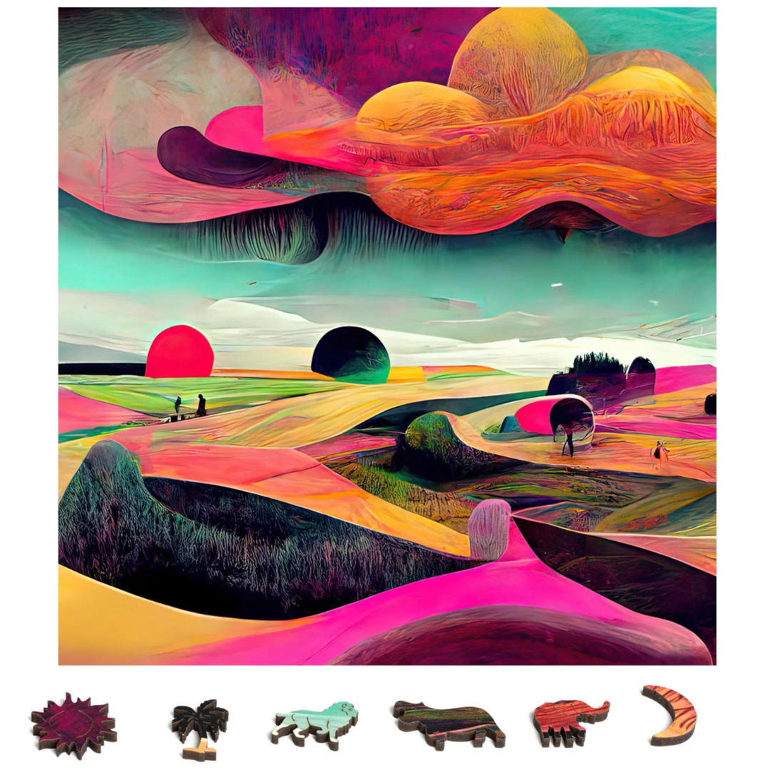 Festive Feathers 500 Teile Puzzle - Weihnachtliches Vogelmotiv Mit Folieneffekt