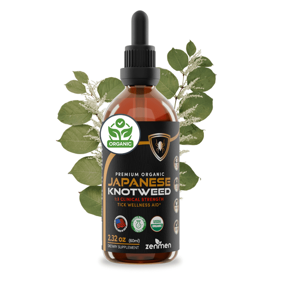Zenmen Japanese Knotweed Tincture - Daily Organic Antioxidant for Immune Health,Unisex,USDA,USA-Made
