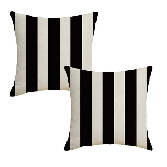 ZenNest Black And White Outdoor Pillows Outdoor Pillow Decorative Throw Pillows Black White Waterproof Hugging Pillow Household Design Pattern Sand Pillow