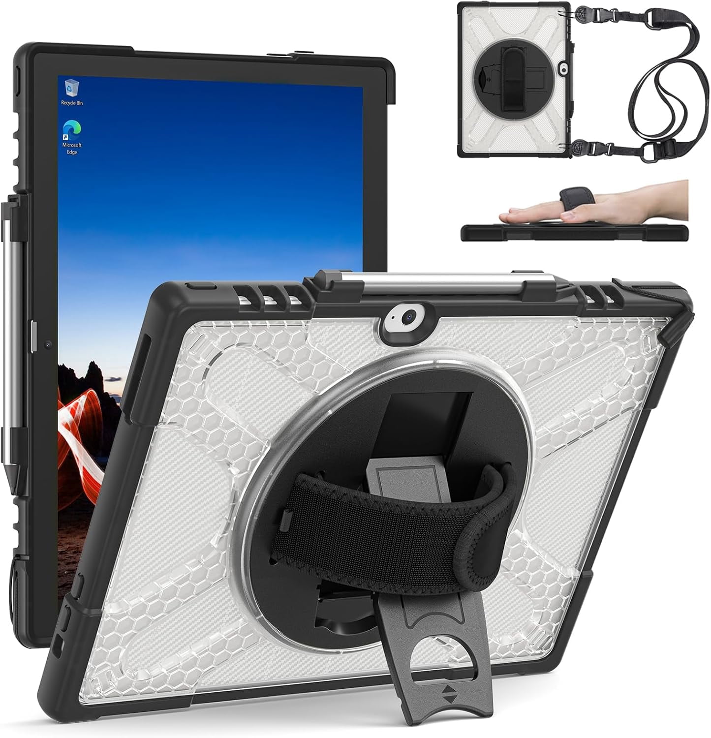 Thinkpad Rugged ZenRich Rugged Case for Lenovo ThinkPad X12 Gen 2 12” 2024 –Heavy Duty ...