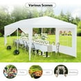 thumbnail image 1 of ZenSports 10'x30' Outdoor Party Tent Gazebo Wedding Canopy Tent, White, 1 of 11